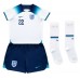 Inglaterra Jude Bellingham #22 Primera Equipación Niños Mundial 2022 Manga Corta (+ Pantalones cortos)